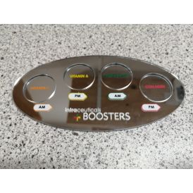 Booster display plade