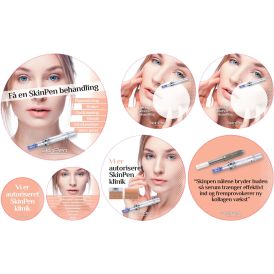 SkinPen - Cirkel klistermærker  / Stickers til vindue