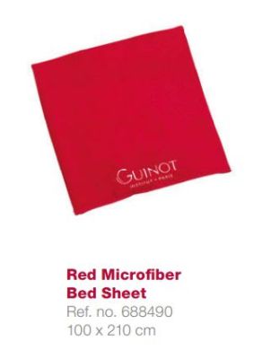 Rødt mikrofiber håndklæde 100 x 210 cm