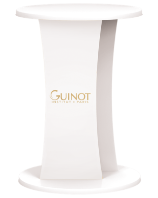 Hvide sider til Guinot Podium