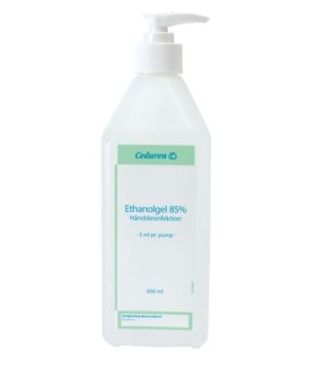*Ceduren hånddesinfektion ethanol gel m. pumpe 600 ml