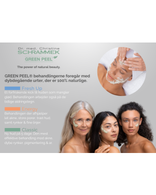 GREEN PEEL® - A4 skilt, liggende - gråt