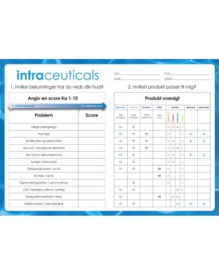 Intraceuticals Konsultationskort
