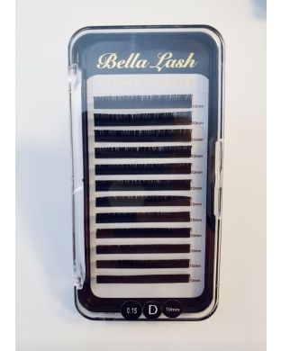 Groove Lashes, 0,15 mm thick, D, 7 mm long
