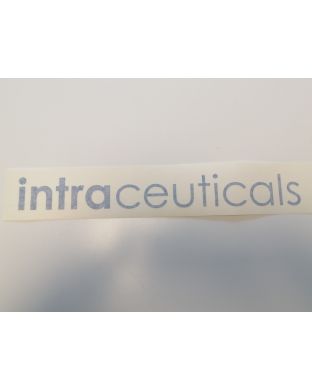 Intraceuticals banner klistermærke, 47x5,5cm