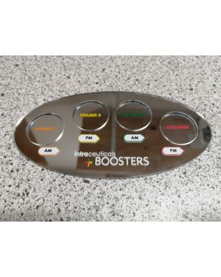 Booster display plade