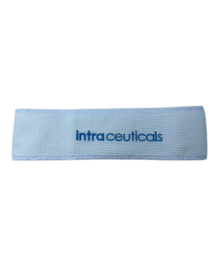 Intraceuticals hvidt hårbånd m. logo