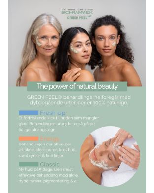 GREEN PEEL® Behandlinger - Plakat 50x70