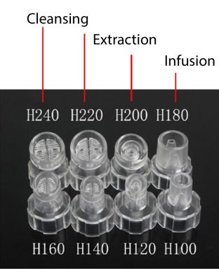 Plastic tips til Aqua Peel - 8 stk
